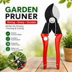 Garden Tools Set of 5 | Hand Trowel, Garden Fork, Weeder, Pruning Cutter & Khurpa | Heavy Duty Gardening Tools for Home, Lawn & Plants
