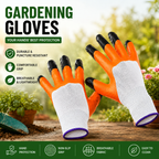 Garden Tools Set of 8 | Big Trowel, Small Trowel, Garden Fork, Hand Weeder, Cultivator, Pruning Cutter, Garden Gloves & Khurpa | Heavy Duty Gardening Tool Kit for Home, Lawn, Plants & Outdoor Use