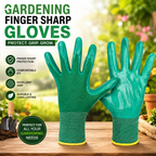 Garden Tools Set of 8 | Big Trowel, Small Trowel, Weeder, 3-Tine Cultivator, Khurpa, Pruning Cutter, Garden Fork & Gardening Gloves | Heavy Duty Gardening Tool Kit for Home, Lawn, Plants & Outdoor Use