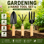 Garden Tools Set of 12 | Big Trowel, Small Trowel, 3-Prong Cultivator, Garden Fork, Weeder, Khurpa, Pruning Cutter, Water Spray Nozzle & Gardening Gloves | Heavy Duty Gardening Tool Kit for Home, Lawn, Plants & Outdoor Use