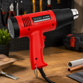 2000W Heat Gun with 2 Temperature Settings & Airflow Control, Hot Air Gun with Nozzle Attachment for Paint Removal, PVC Shrink Wrapping, Crafting, Electronics Repair & DIY Projects