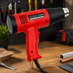 2000W Heat Gun with 2 Temperature Settings & Airflow Control, Hot Air Gun with Nozzle Attachment for Paint Removal, PVC Shrink Wrapping, Crafting, Electronics Repair & DIY Projects