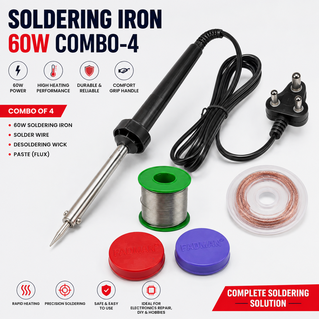 60W SOLDERING IRON KIT PACK OF 4