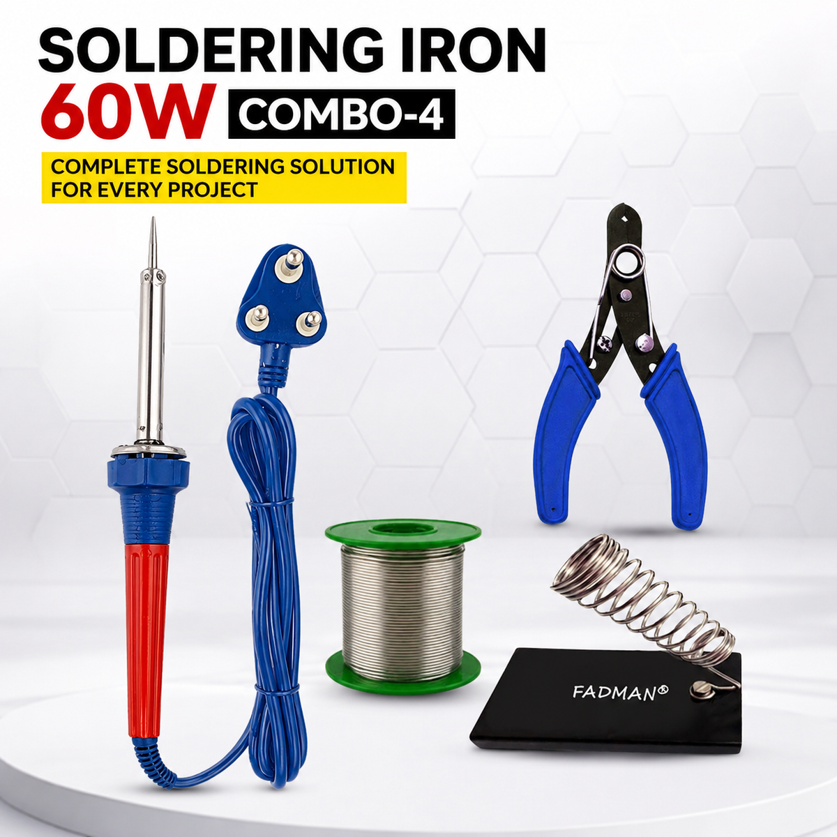 60W SOLDERING IRON KIT PACK OF 4