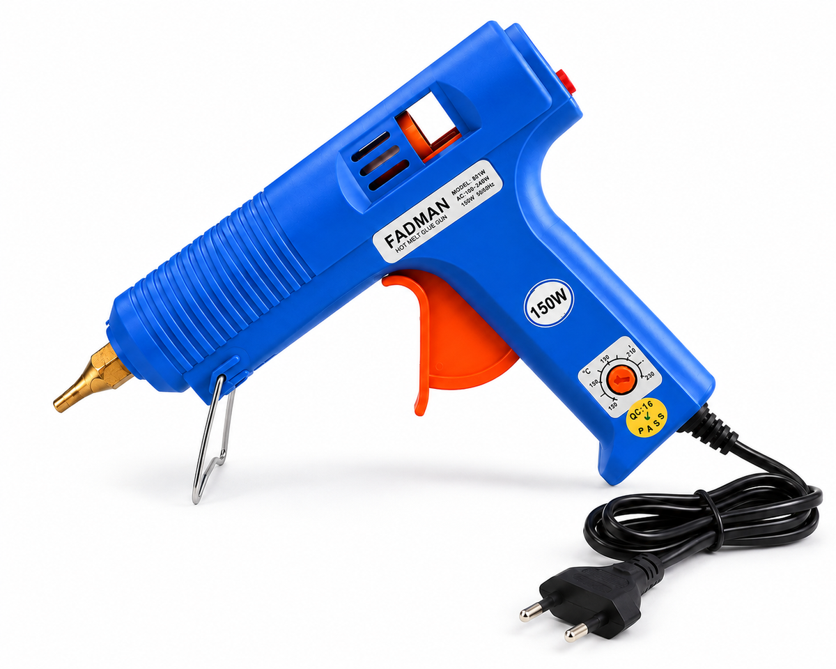 150W Hot Melt Glue Gun | High Temperature Electric Adhesive Gun for DIY, Craft, Repair, Art & Home Projects