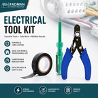 3-in-1 Electrical Tool Kit – Voltage Tester Screwdriver, Wire Cutter & Insulation Electrical Tape for Home, Electrician & Repair Work