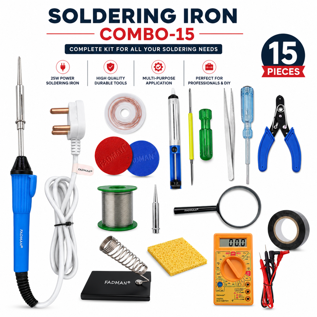 25W SOLDERING IRON KIT PACK OF 15