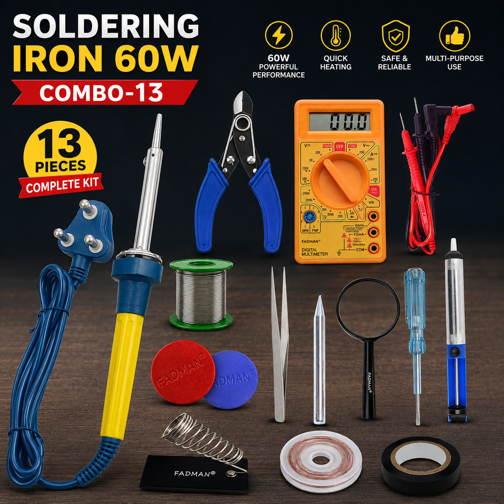 60W SOLDERING IRON KIT PACK OF 13