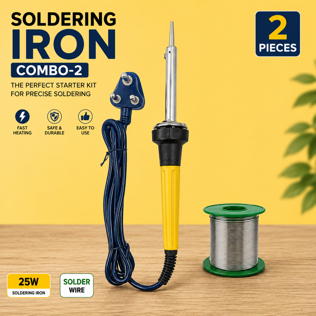 60W SOLDERING IRON KIT PACK OF 2