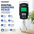 Digital Hanging Weighing Scale 50kg, Portable Luggage Weight Machine with S-Hook, LCD Display, High Accuracy Electronic Weighing Scale for Bags, Parcels & Household Use