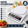 Digital Kitchen Weighing Scale, 10 kg Capacity, 1 g Precision, Electronic Food Weight Machine with Tare & Multiple Units, LCD Display for Cooking, Baking & Household Use