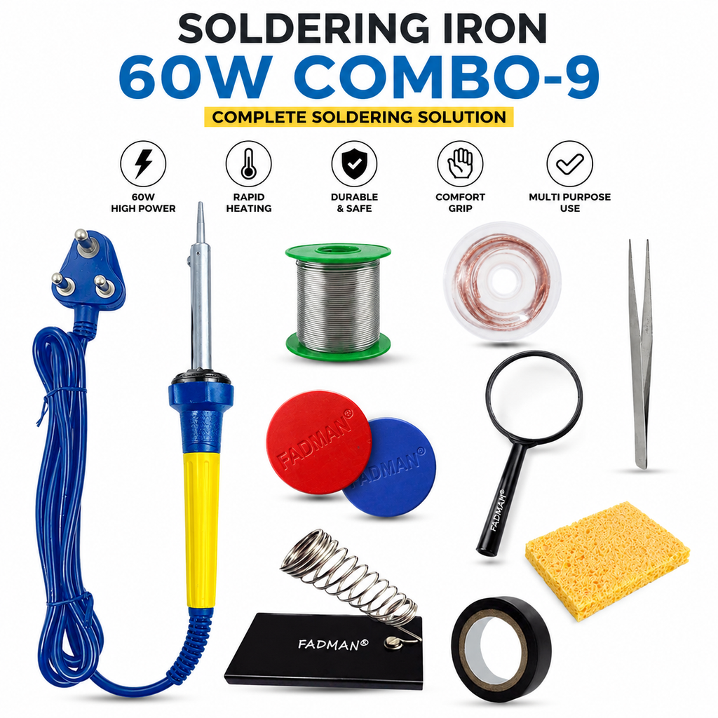 60W SOLDERING IRON KIT PACK OF 9