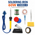 60W SOLDERING IRON KIT PACK OF 9