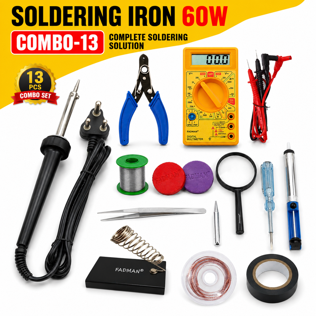 60W SOLDERING IRON KIT PACK OF 13