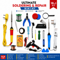 2 X SOLDERING IRON 25W  COMBO KIT PACK OF 18