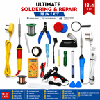 2 X SOLDERING IRON 25W  COMBO KIT PACK OF 18