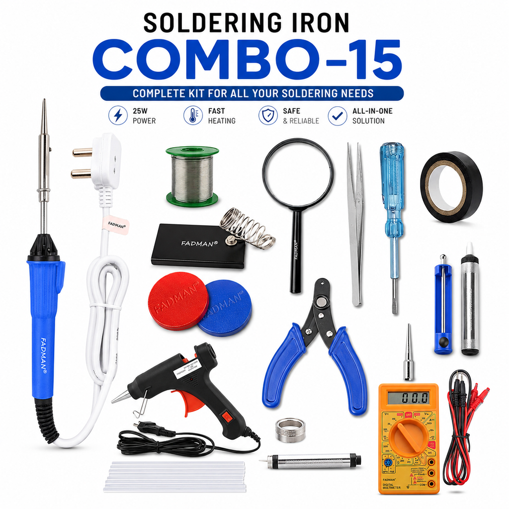 25W SOLDERING IRON KIT PACK OF 15
