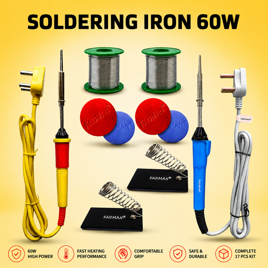 2 X SOLDERING IRON 25W  COMBO KIT PACK OF 8