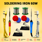 2 X SOLDERING IRON 25W  COMBO KIT PACK OF 8