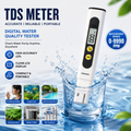 Digital TDS Meter for Water Quality Testing, Portable TDS Tester with LCD Display, PPM Water Purity Tester for Drinking Water, RO, Aquarium, Swimming Pool & Hydroponics