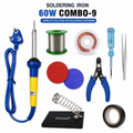 60W SOLDERING IRON KIT PACK OF 9