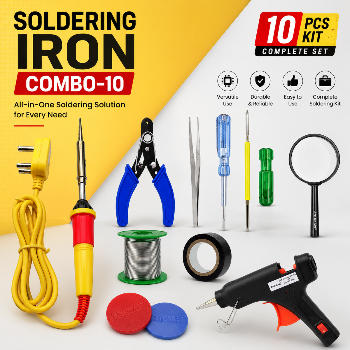 25W SOLDERING IRON KIT PACK OF 10