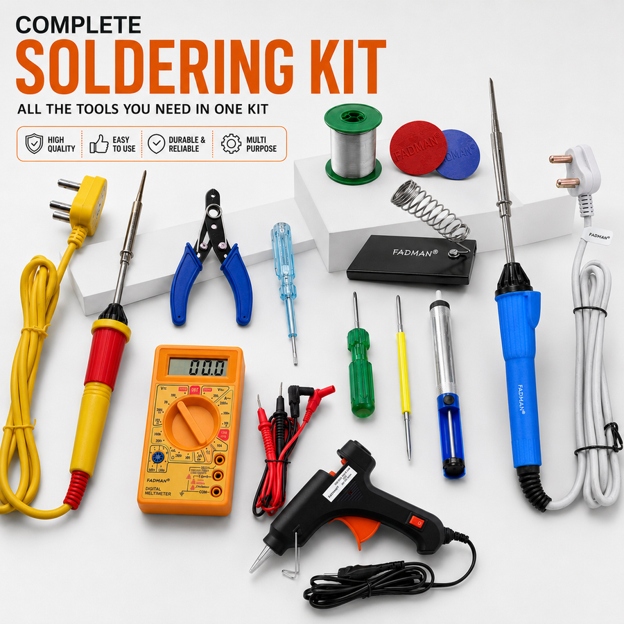 2 X SOLDERING IRON 25W  COMBO KIT PACK OF 11