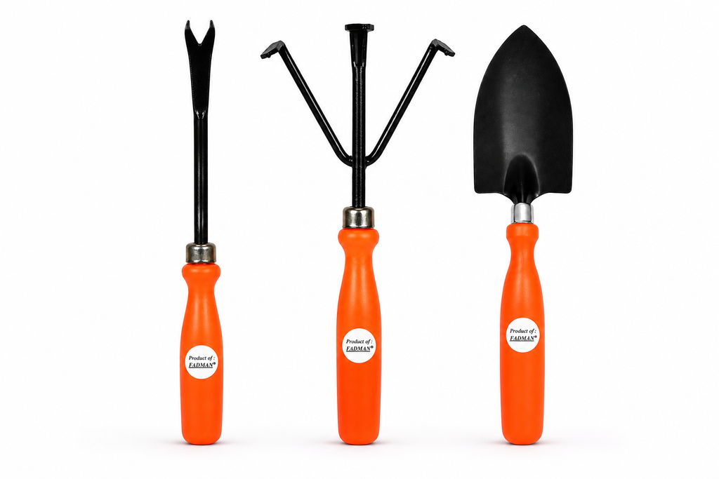 Garden Tool Set for Gardening – Weeder, Cultivator & Big Trowel Hand Tools for Soil Loosening, Weeding & Planting