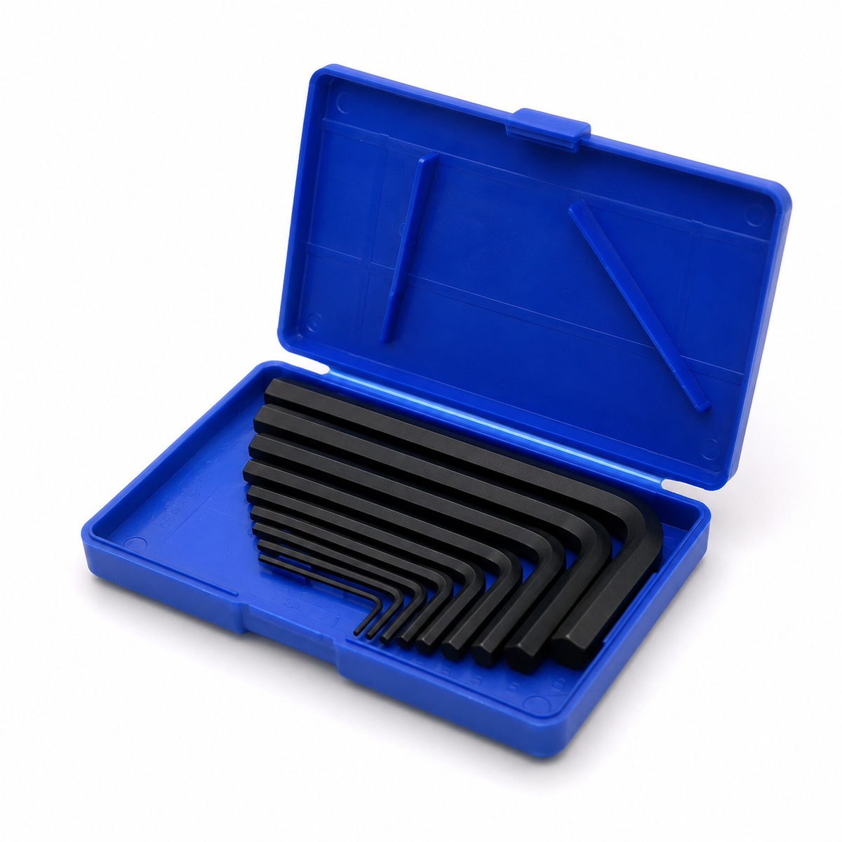 9-Piece Metric Hex Allen Key Set, L-Shaped Hex Wrench Set with 1.5mm to 10mm Sizes, Anti-Rust Nickel Coated Allen Keys for Home, DIY & Professional Use