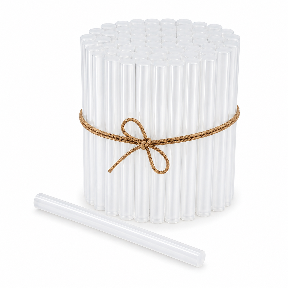 30 Pcs 11MM Hot Melt Glue Sticks, 7 Inch Transparent Adhesive Sticks for 40W to 150W Glue Guns, Strong Bonding for Craft, DIY, Repair & Decoration