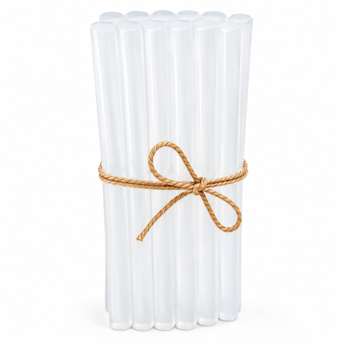 10 Pcs 11MM Hot Melt Glue Sticks, 7 Inch Transparent Adhesive Sticks for 40W to 150W Glue Guns, Strong Bonding for Craft, DIY, Repair & Decoration