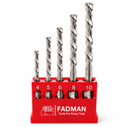 Masonry Drill Bit Set 4–10mm, 5 Pcs Concrete Wall Drill Bits