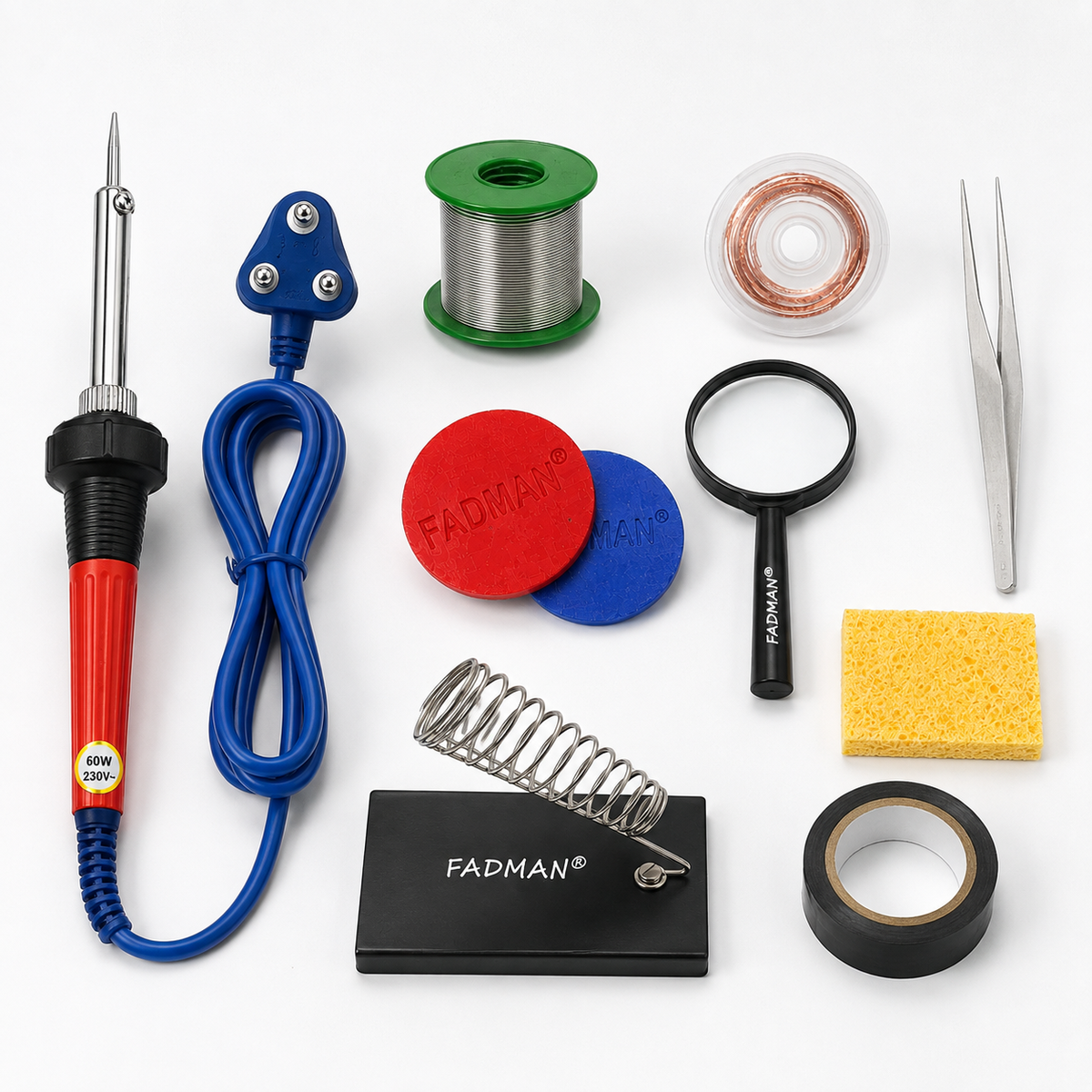 60W SOLDERING IRON KIT PACK OF 9