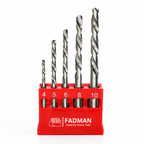 HSS Twist Drill Bit Set 4-10mm, 5 Piece