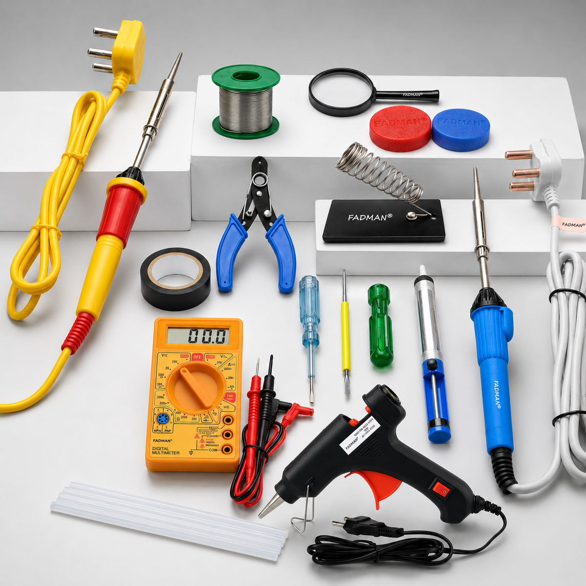 2 X SOLDERING IRON 25W  COMBO KIT PACK OF 14