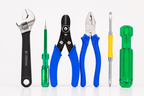 5-in-1 Multi-Purpose Hand Tool Kit with Combination Plier, Wire Cutter, Voltage Tester, 2-in-1 Screwdriver & Electrical Insulation Tape for Home, Electrical & Repair Work