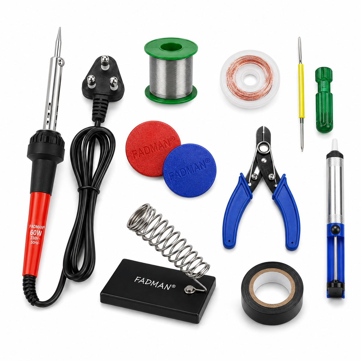 60W SOLDERING IRON KIT PACK OF 9