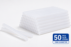 50 Pcs 7mm Transparent Hot Melt Glue Sticks for 20W Mini Glue Gun – Strong Adhesive Sticks for Craft, DIY, Art, Repair & Decoration