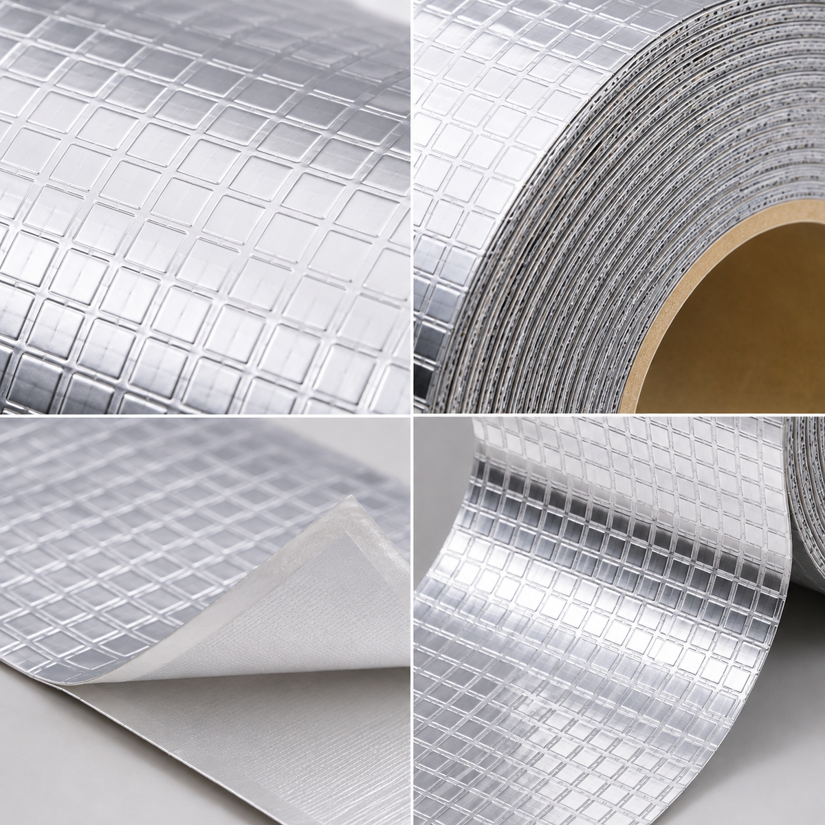 Aluminium Foil Waterproof Repair Tape 5cm x 5M, Self Adhesive Heavy Duty Leak Sealing Tape for Roof, Wall, Floor, Metal, Window, Pipe & Container Repair