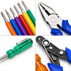 4-in-1 Multipurpose Hand Tool Kit with Combination Plier, Wire Cutter, Tester & 6-in-1 Hexagon Screwdriver Set for Home, Electrical & DIY Use