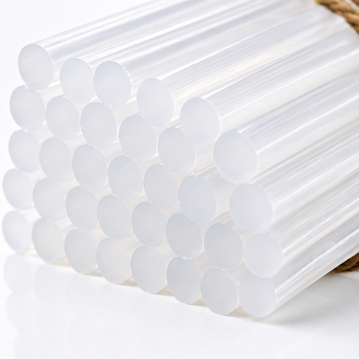 50 Pcs 11MM Hot Melt Glue Sticks, 7 Inch Transparent Adhesive Sticks for 40W to 150W Glue Guns, Strong Bonding for Craft, DIY, Repair & Decoration