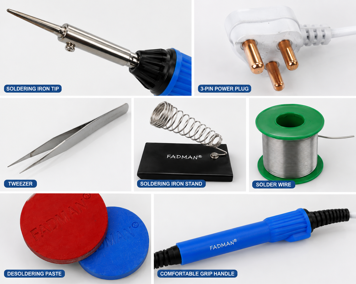 25W SOLDERING IRON KIT PACK OF 5