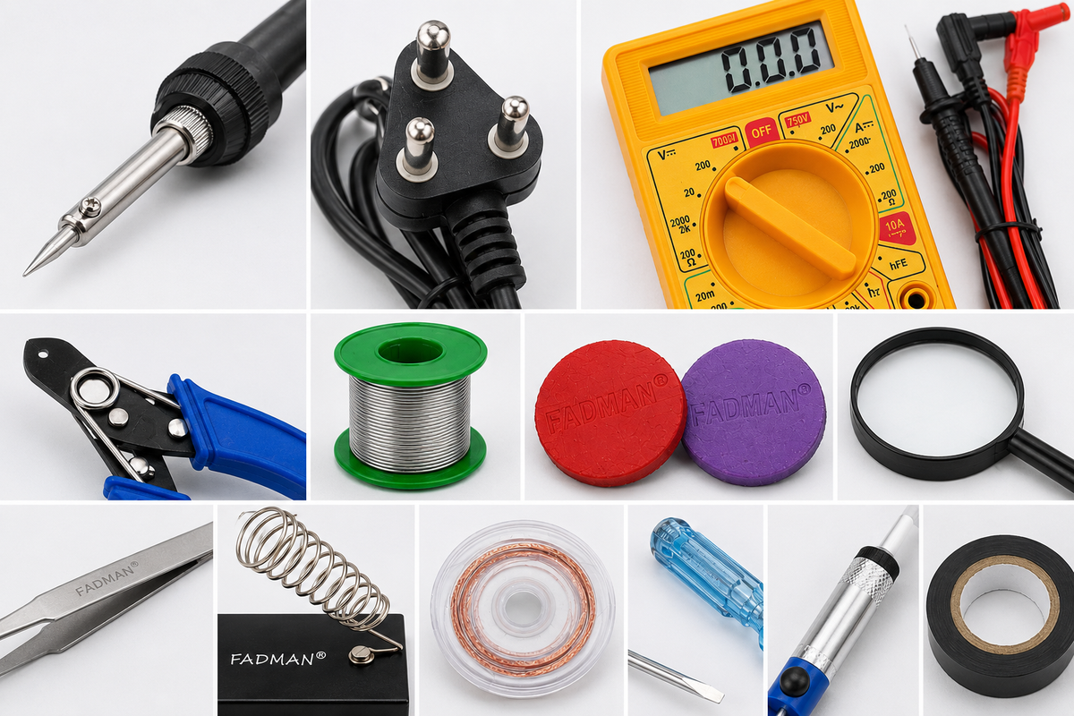 60W SOLDERING IRON KIT PACK OF 13