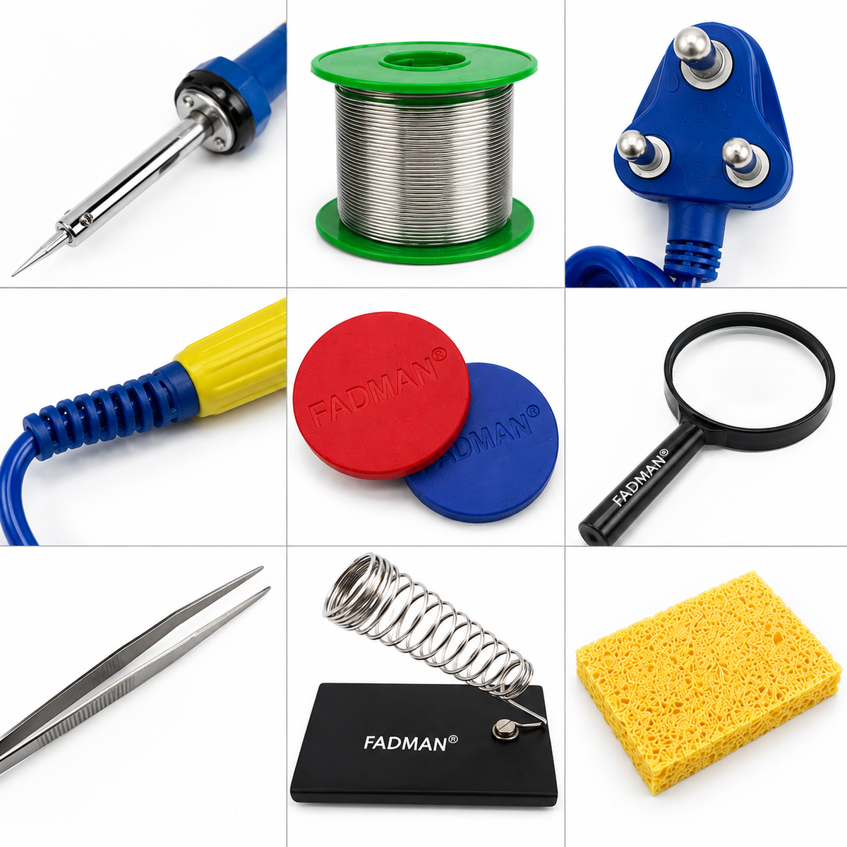 60W SOLDERING IRON KIT PACK OF 9