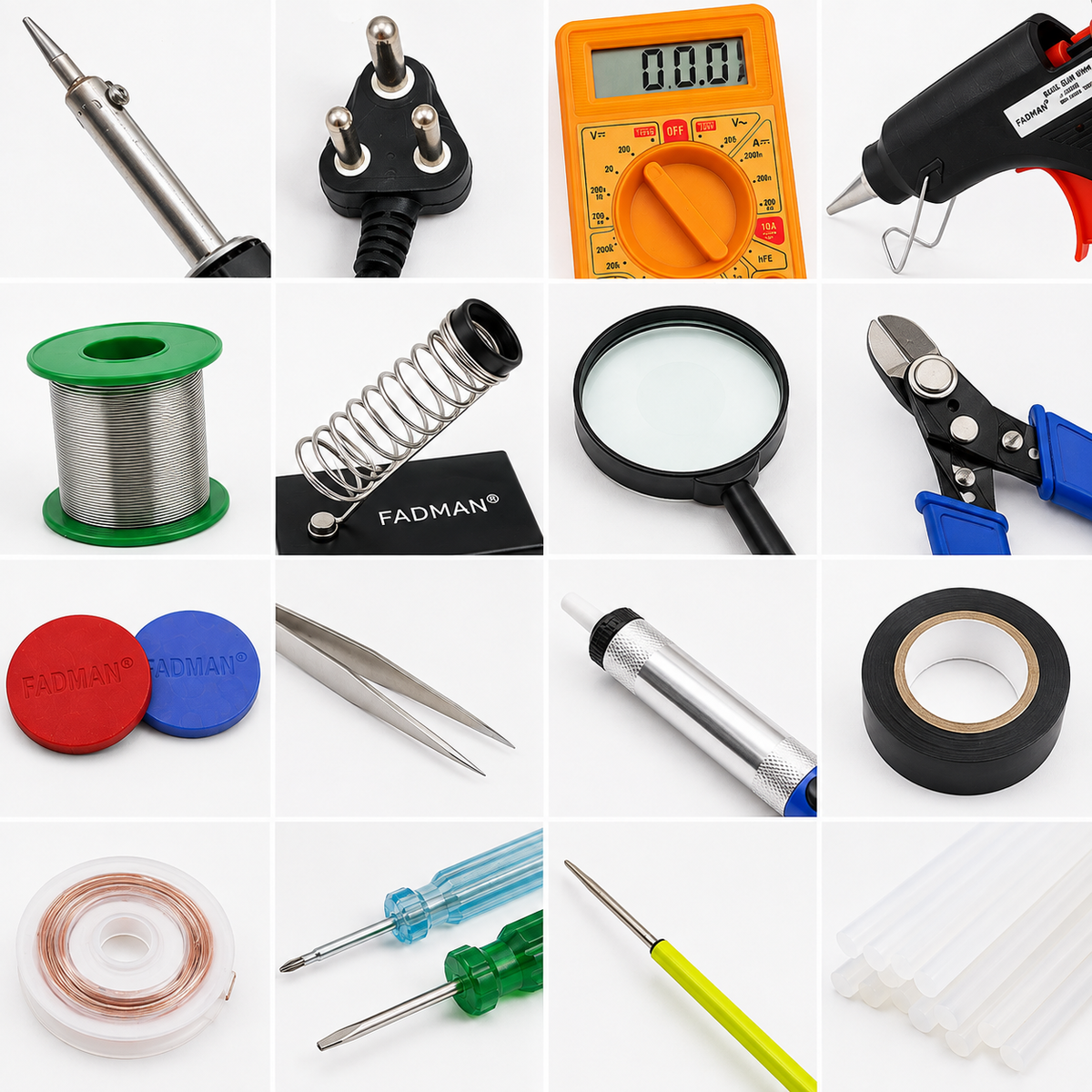 60W SOLDERING IRON KIT PACK OF 17