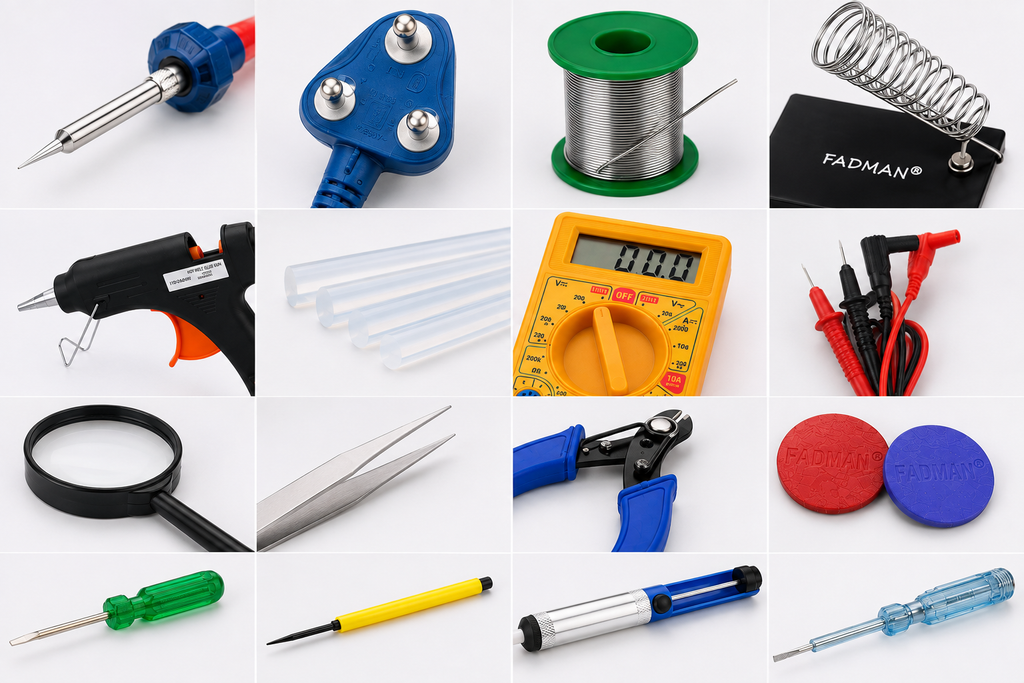 60W SOLDERING IRON KIT PACK OF 17