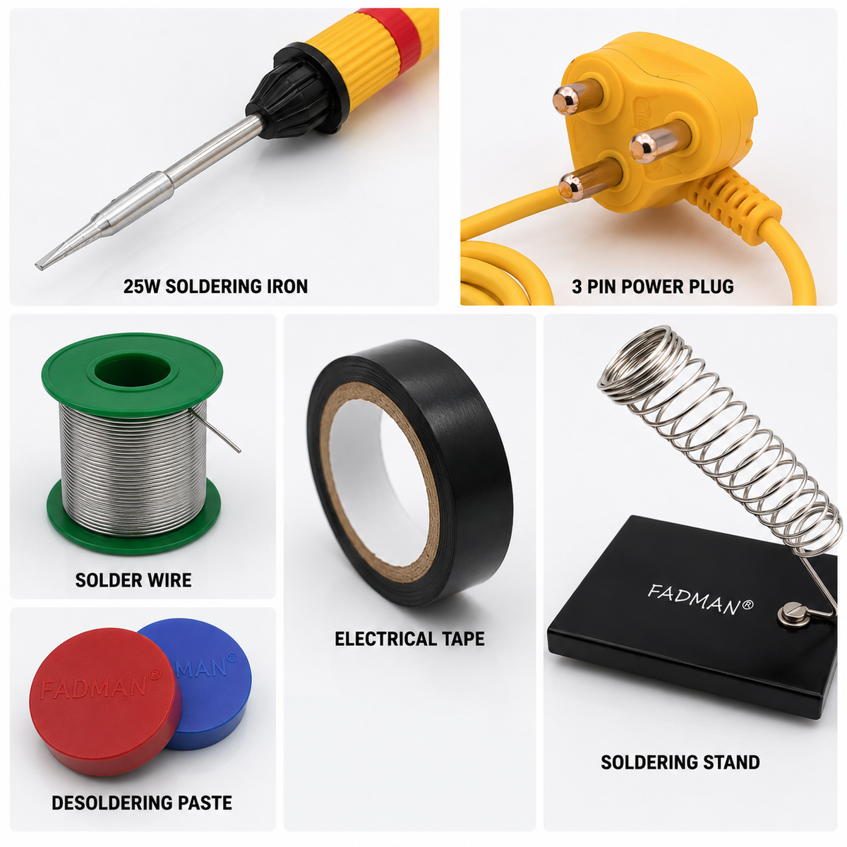 25W SOLDERING IRON KIT PACK OF 5