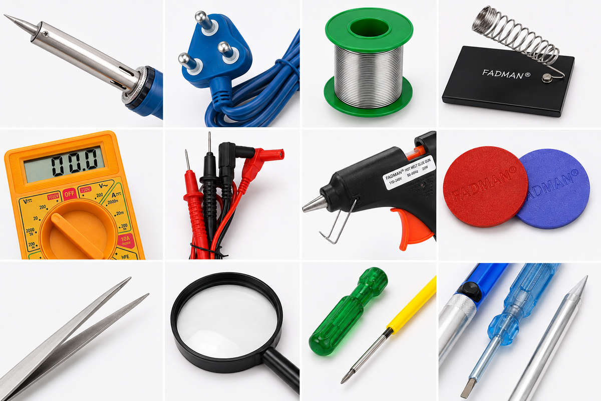60W SOLDERING IRON KIT PACK OF 17