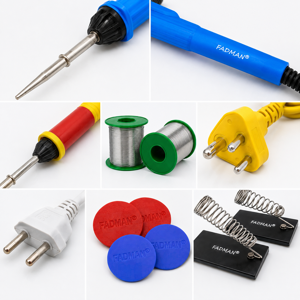 2 X SOLDERING IRON 25W  COMBO KIT PACK OF 8