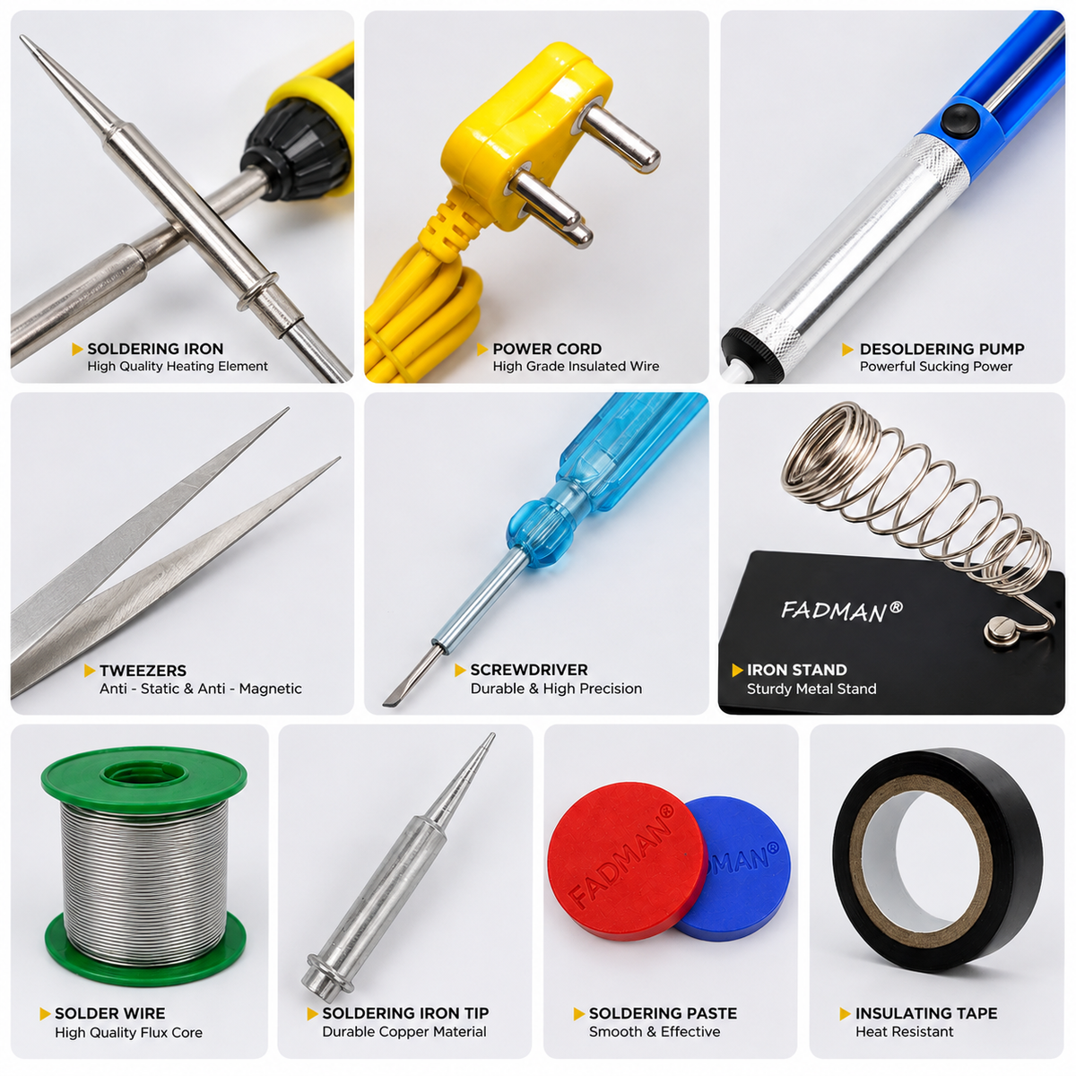 25W SOLDERING IRON KIT PACK OF 10